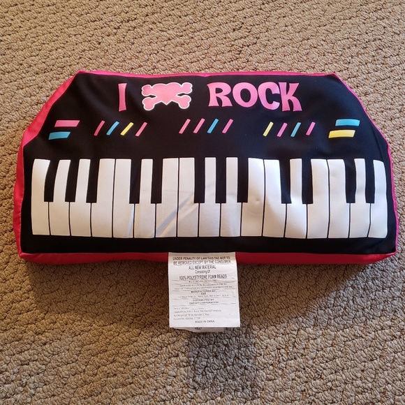 Piano Music Keys Throw Pillow - Picture 1 of 6